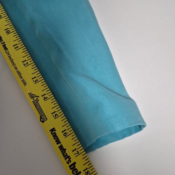 Sigrid Olsen Womens Teal Turquoise Size 8 Long-Line Fitted Blazer Jacket Lined - Picture 14 of 16